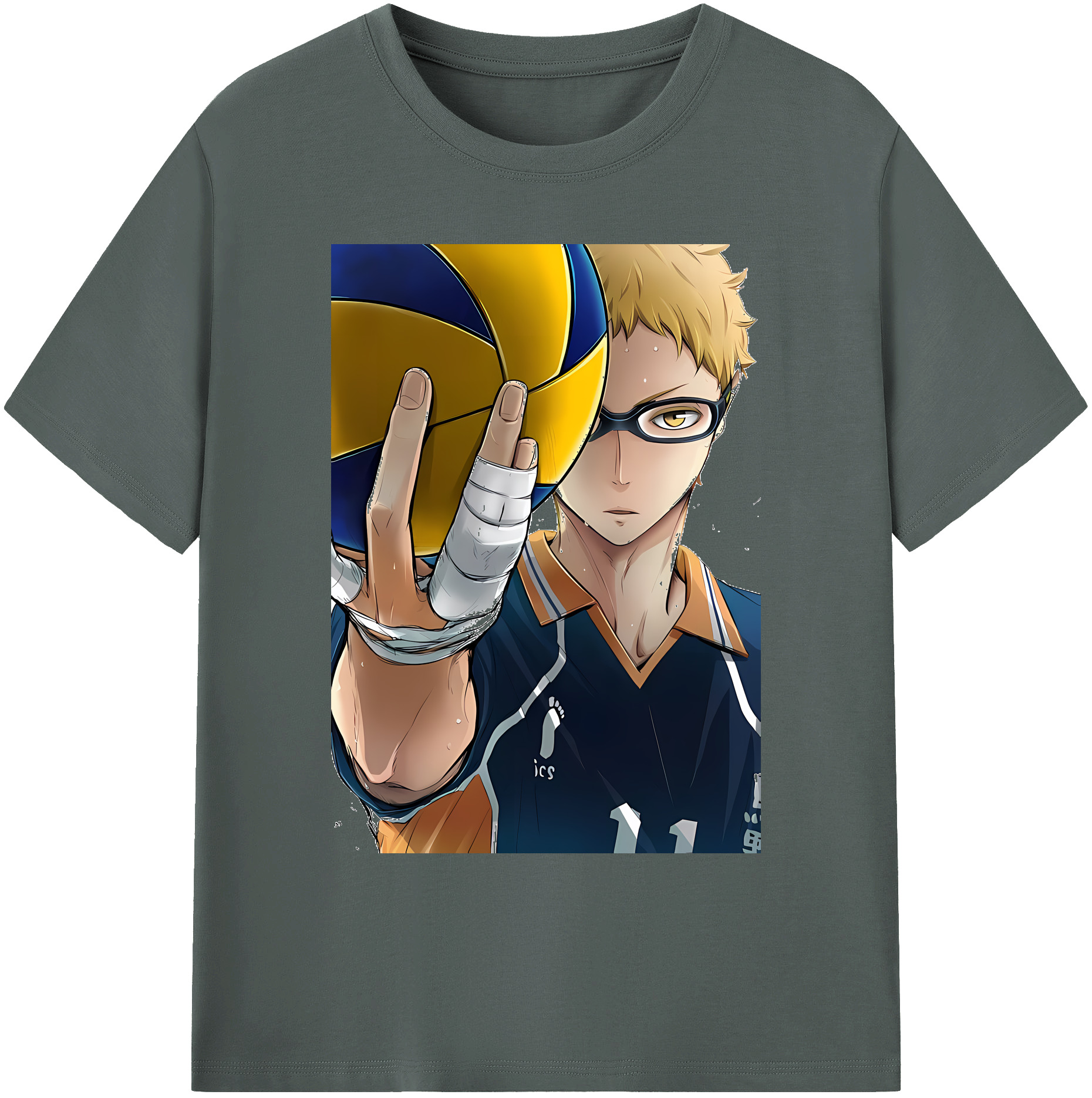 （画像用） ハイキュー!! Haikyu!! 綿100％ メンズ半袖Tシャツ｜肌触りやわらか＆通気性